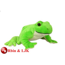 ICTI Audited Factory jouet en peluche de grenouille verte